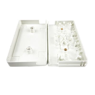 Panneau de prise de prise en fibre optique en plastique ABS à 2 cœurs pour réseau FTTX intérieur
