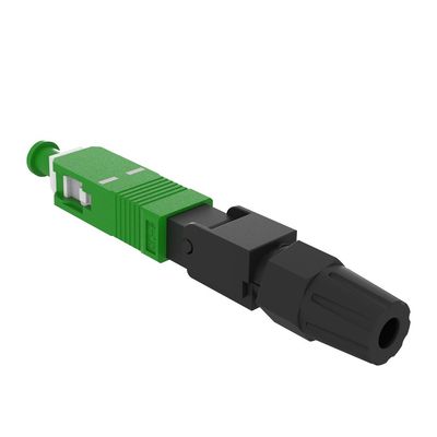 Connecteur rapide en fibre optique UPC poli pour l'assemblage de champ FTTH dans le réseau