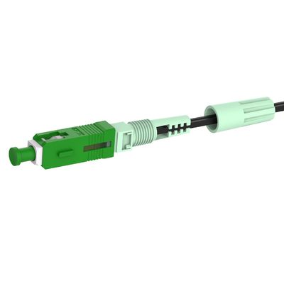 Connecteur rapide en fibre optique réseau Simplex SC avec câble UPC poli -40- 85C
