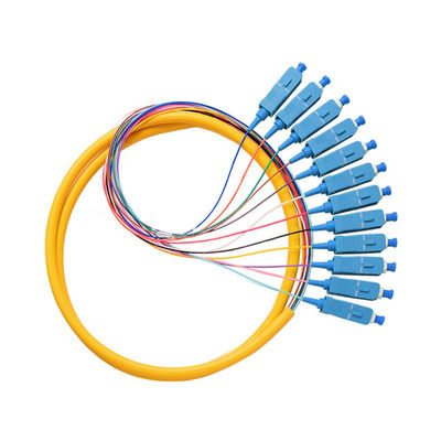 SCUPC Cordon de patchtail en fibre optique en longueur personnalisable pour les performances