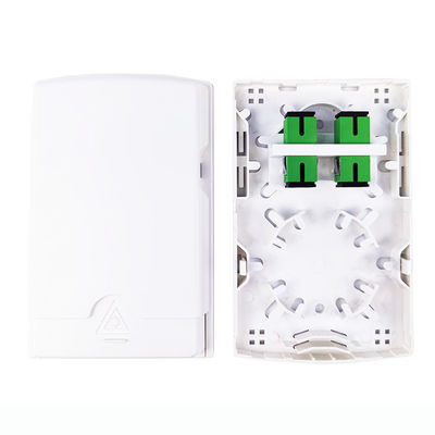 Panneau de prise de fibre optique en plastique pour FTTH et installation dans des noyaux blancs 2