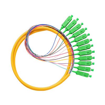 Longueur personnalisable SCAPC Pigtail en fibre optique avec garantie de 5 ans