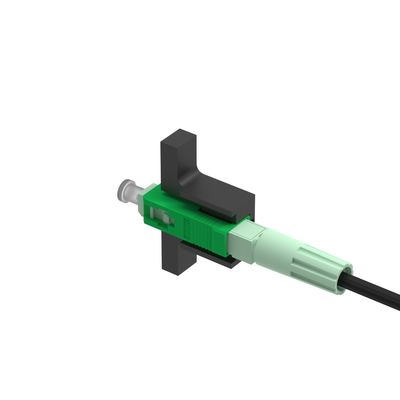 SC APC Connecteur rapide à fibre optique pour assemblage de champ réseau Perte de retour APC≥55dB
