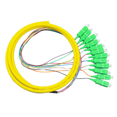 Longueur personnalisable SCAPC Pigtail en fibre optique avec garantie de 5 ans