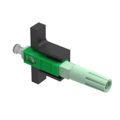 SC APC Connecteur rapide à fibre optique pour assemblage de champ réseau Perte de retour APC≥55dB