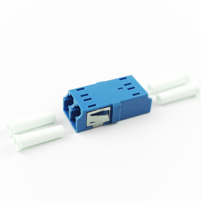 FTTH Duplex LC UPC Adapteur à fibre optique 2 Port Coupler PBT Conception sans oreille pour le réseautage