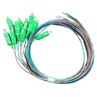Longueur personnalisable SCAPC Pigtail en fibre optique avec garantie de 5 ans