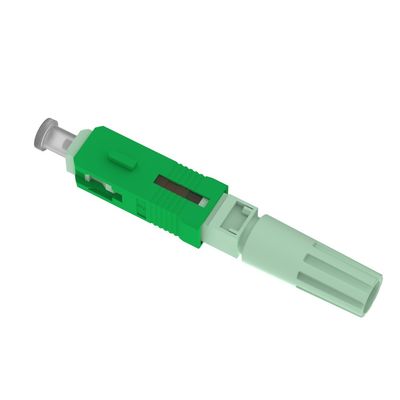 SC APC Connecteur rapide à fibre optique pour assemblage de champ réseau Perte de retour APC≥55dB