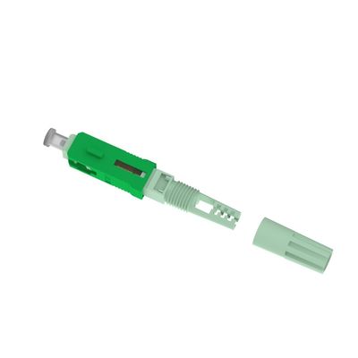 SC APC Connecteur rapide à fibre optique pour assemblage de champ réseau Perte de retour APC≥55dB