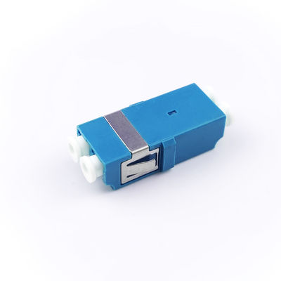 FTTH Duplex LC UPC Adapteur à fibre optique 2 Port Coupler PBT Conception sans oreille pour le réseautage