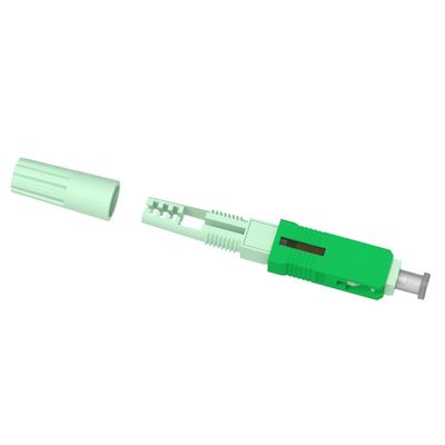 SC APC Connecteur rapide à fibre optique pour assemblage de champ réseau Perte de retour APC≥55dB