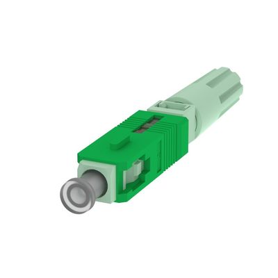 SC APC Connecteur rapide à fibre optique pour assemblage de champ réseau Perte de retour APC≥55dB
