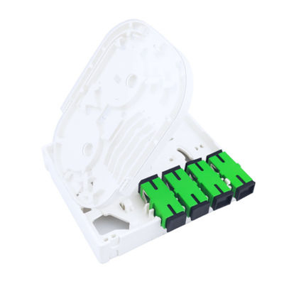 4 noyaux en plastique fibre optique plaque d'entrée panneau SC connecteur pour FTTX intérieure 5