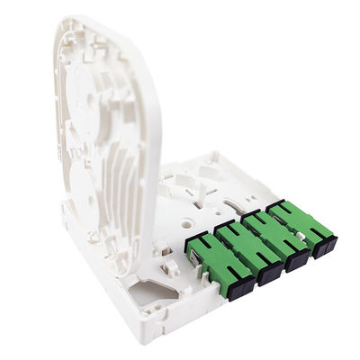 4 noyaux en plastique fibre optique plaque d'entrée panneau SC connecteur pour FTTX intérieure 5