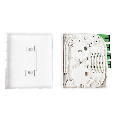 4 noyaux en plastique fibre optique plaque d'entrée panneau SC connecteur pour FTTX intérieure 5