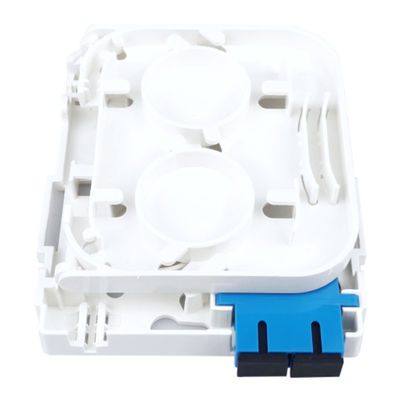2 cœurs plastique fibre optique plaque faciale panneau de prise SC type de connecteur