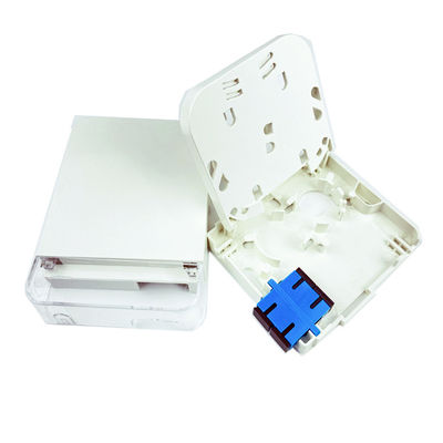 2 cœurs plastique fibre optique plaque faciale panneau de prise SC type de connecteur