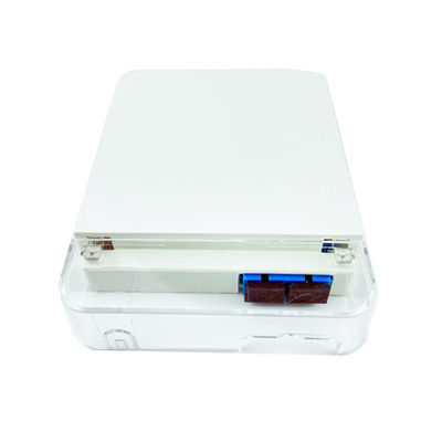 2 cœurs plastique fibre optique plaque faciale panneau de prise SC type de connecteur