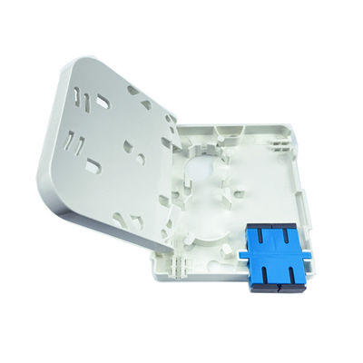 2 cœurs plastique fibre optique plaque faciale panneau de prise SC type de connecteur