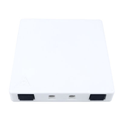Connecteur SC de type 2 noyaux panneau de prise de fibre optique en plastique pour FTTH en intérieur