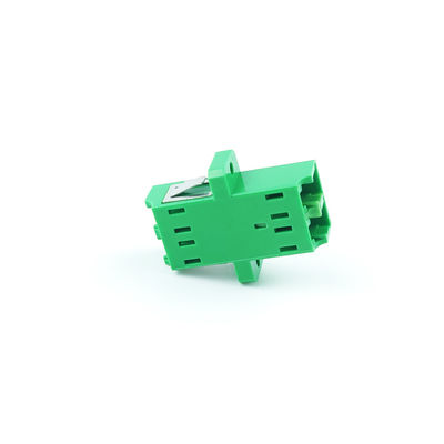 Fonction d'adaptateur à fibre optique à oreille verte A LC APC pour la connexion à fibre optique