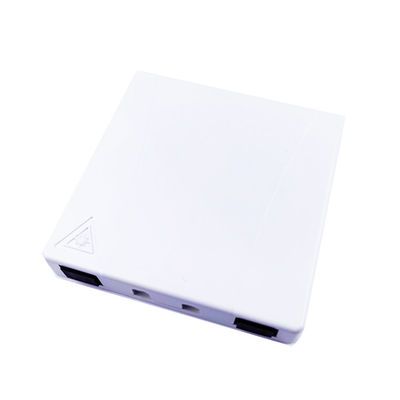 Connecteur SC de type 2 noyaux panneau de prise de fibre optique en plastique pour FTTH en intérieur