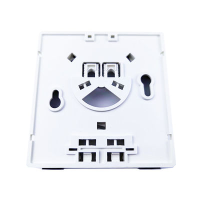 Connecteur SC de type 2 noyaux panneau de prise de fibre optique en plastique pour FTTH en intérieur