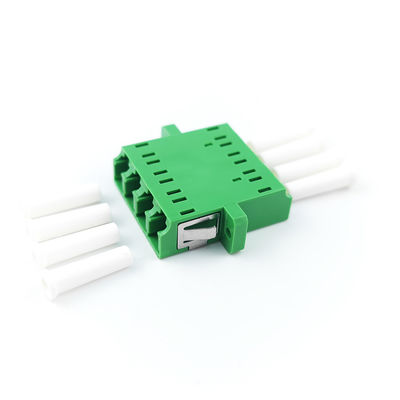 LC/APC Adaptateur à fibre optique Transformation carrée auriculaire en couleur verte
