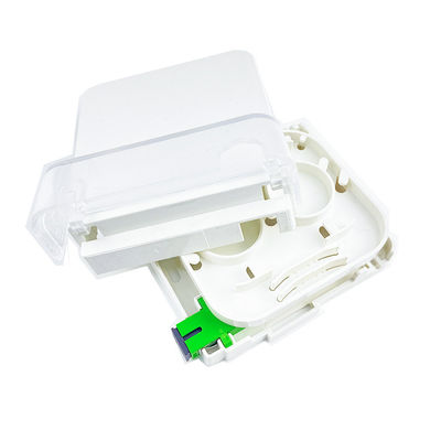 Réseau FTTH Panneau de prise de fibre optique intérieure avec 1 type de connecteur SC de base