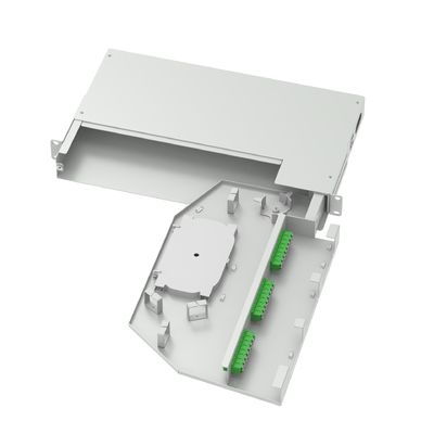 24 cœurs LC APC Type 19 pouces panneau de patch swing sous-optique cadre de distribution meilleur gris