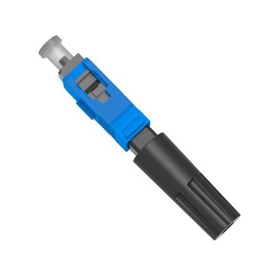 Assemblage sur le terrain Connecteur rapide à fibre optique UPC Simplex SC pour une installation facile du réseau