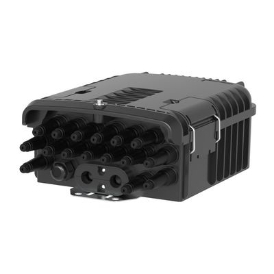 Boîte de séparation en fibre optique FTTH extérieure pour 48 capacités d'épissage et 3 ports principaux de câbles