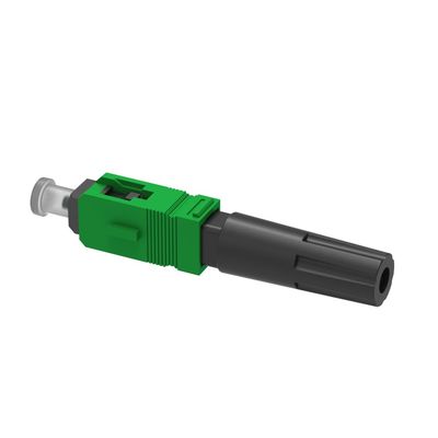 Connecteur rapide Simplex SC APC câble à goutte en fibre optique avec assemblage de champ poli UPC
