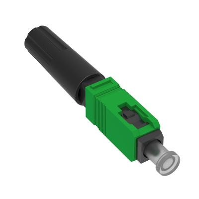 Connecteur rapide Simplex SC APC câble à goutte en fibre optique avec assemblage de champ poli UPC