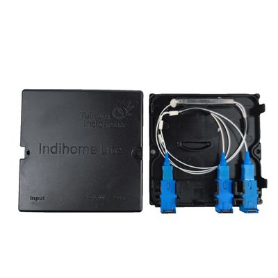 Plaque de face de séparateur de fibres optiques en plastique de type connecteur SC pratique pour les réseaux intérieurs