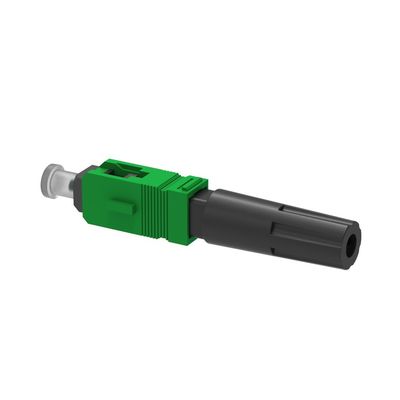 Connecteur rapide Simplex SC APC câble à goutte en fibre optique avec assemblage de champ poli UPC