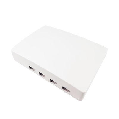 SC Connecteur 4 cœurs Panneau de prise de fibre optique en plastique pour les réseaux FTTH 5