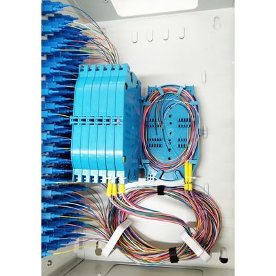 Connecteurs SC FC LC 96 ports FTTH boîte de distribution en fibre optique pour la terminaison des métaux FTTX