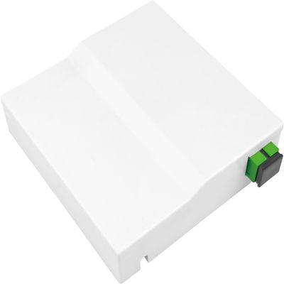 1 noyau en plastique fibre optique plaque d'appui Socket Panel Blanc essentiel pour la connexion FTTH