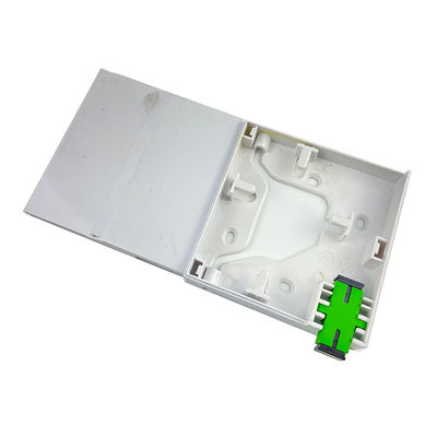 1 noyau en plastique fibre optique plaque d'appui Socket Panel Blanc essentiel pour la connexion FTTH