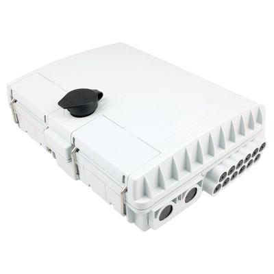 Boîte de distribution en fibre optique à 12 cœurs pour réseau FTTH extérieur Connecteur SC inclus