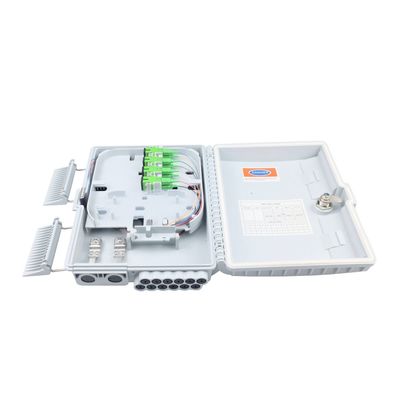 Boîte de distribution en fibre optique à 12 cœurs pour réseau FTTH extérieur Connecteur SC inclus