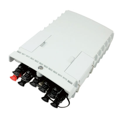 Boîte de distribution en fibre optique ABS PC pour FTTH extérieur 8 cœurs Splitters de fibres optiques