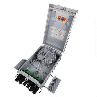 Boîte de distribution en fibre optique ABS PC pour FTTH extérieur 8 cœurs Splitters de fibres optiques