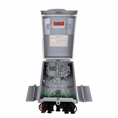 Boîte de distribution en fibre optique ABS PC pour FTTH extérieur 8 cœurs Splitters de fibres optiques