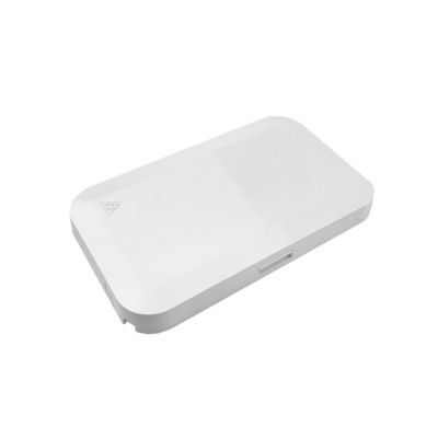 Réseau FTTH Intérieur Blanc 1 noyau Plaque de face en plastique à fibre optique Panneau de prise SC Connecteur de type 5