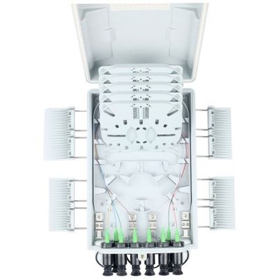 Splitters à fibre optique pré-connectés à 8 cœurs pour la distribution de réseaux FTTH extérieurs