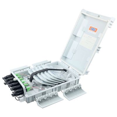 Splitters à fibre optique pré-connectés à 8 cœurs pour la distribution de réseaux FTTH extérieurs