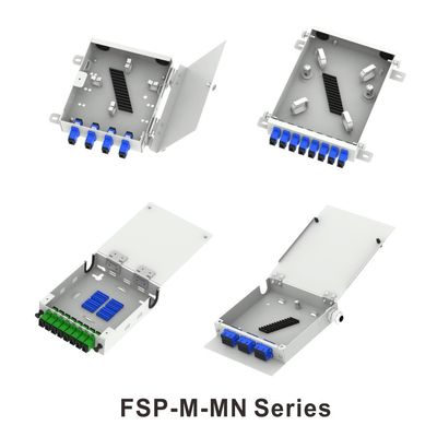 Réseau FTTX ODN Metal Mini Fibre Optique Terminal FTTH Box 8 Distribution de base avec connecteurs LC et SC