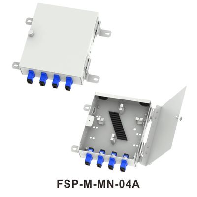 Réseau FTTX ODN Metal Mini Fibre Optique Terminal FTTH Box 8 Distribution de base avec connecteurs LC et SC